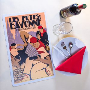 Set de table fêtes Bayonne 1936