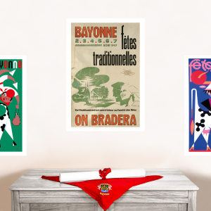 1947 affiche Fêtes de Bayonne