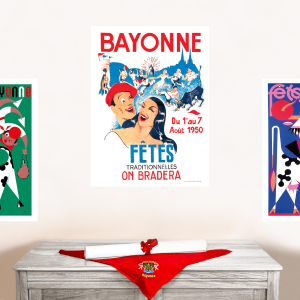 1950 affiche Fêtes de Bayonne