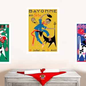 1954 affiche Fêtes de Bayonne