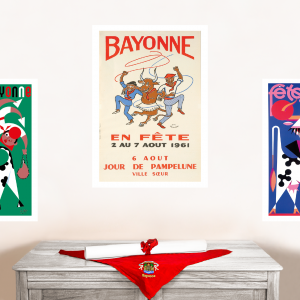 1961 affiche Fêtes de Bayonne