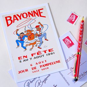 Carte postale Fêtes de Bayonne 1961