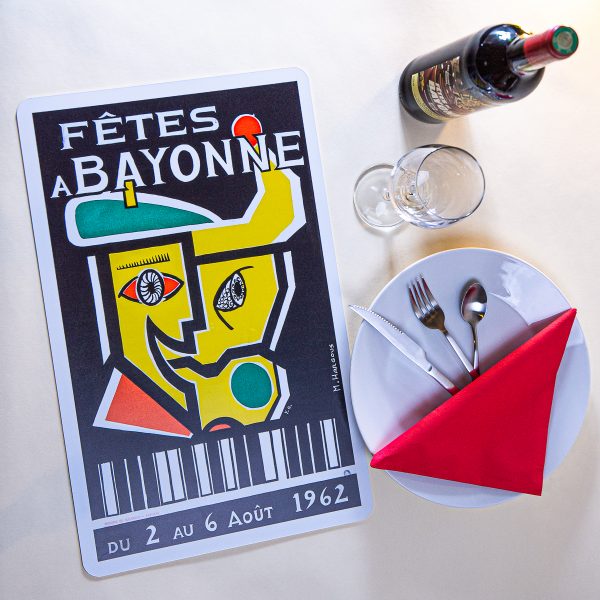 1962 Set de table fêtes de Bayonne