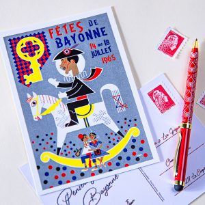 Carte postale Fêtes de Bayonne 1965