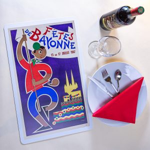 1967 Set de table fêtes de Bayonne
