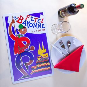 1968 Set de table fêtes de Bayonne