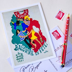 Carte postale Fêtes de Bayonne 1971