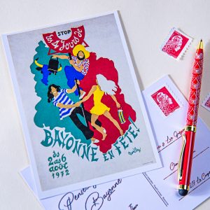 Carte postale Fêtes de Bayonne 1972
