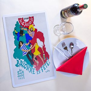 1972 Set de table fêtes de Bayonne