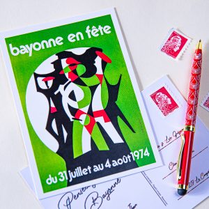 Carte postale Fêtes de Bayonne 1974