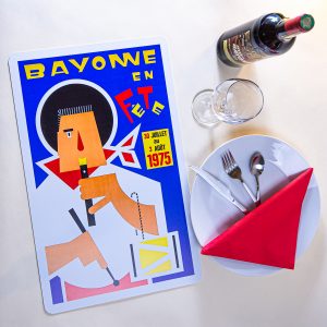 1975 Set de table fêtes de Bayonne