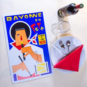 1976 Set de table fêtes de Bayonne