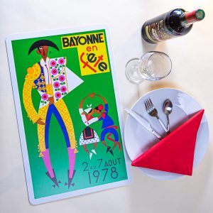 1978 Set de table fêtes de Bayonne