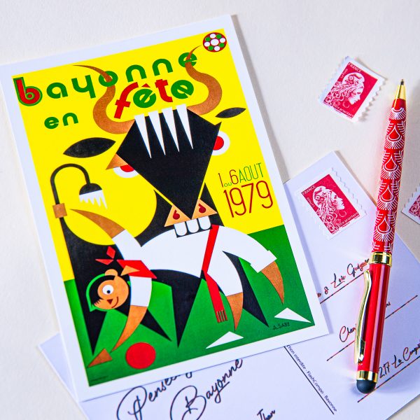Carte postale Fêtes de Bayonne 1979