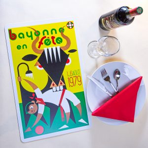 1979 Set de table fêtes de Bayonne
