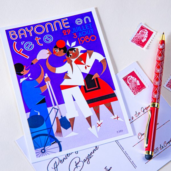 Carte postale Fêtes de Bayonne 1980