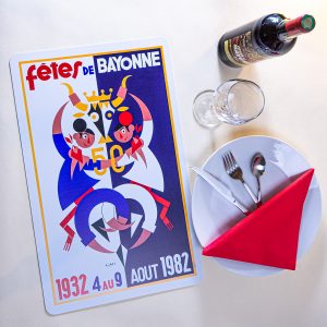 1982 Set de table fêtes de Bayonne