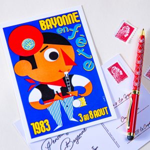 Carte postale Fêtes de Bayonne 1983