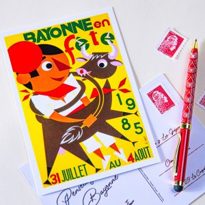 Carte postale Fêtes de Bayonne 1985