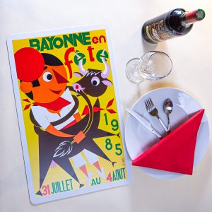 1985 Set de table fêtes de Bayonne