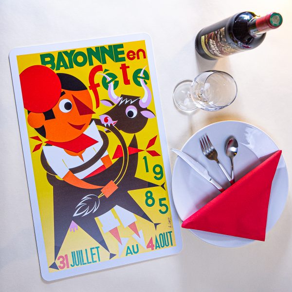 1985 Set de table fêtes de Bayonne