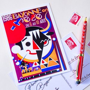 Carte postale Fêtes de Bayonne 1986