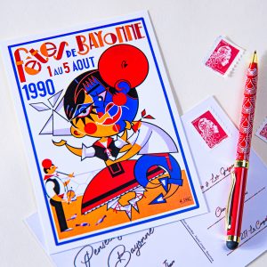 1990 carte postales des fêtes de Bayonne