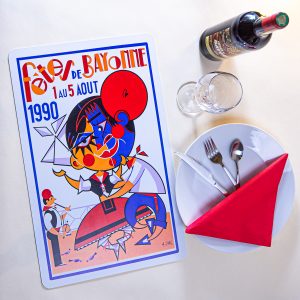 1990 Set de table fêtes de Bayonne