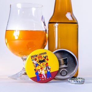 Décapsuleur magnet fêtes de Bayonne 1992