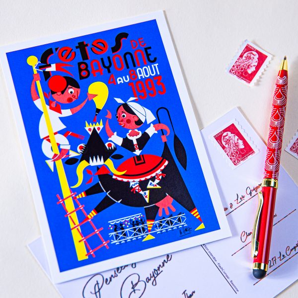 Carte postale Fêtes de Bayonne 1993