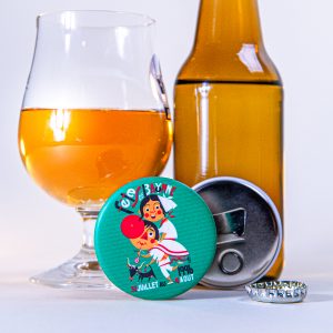 Décapsuleur magnet fêtes de Bayonne 1996