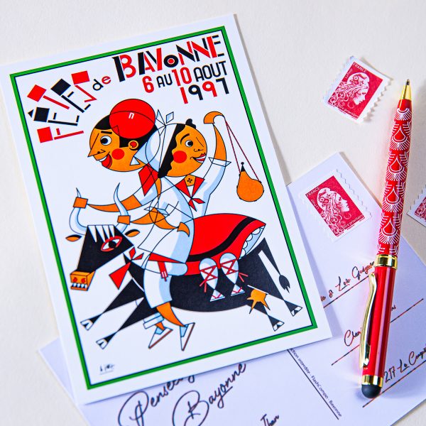 Carte postale Fêtes de Bayonne 1997