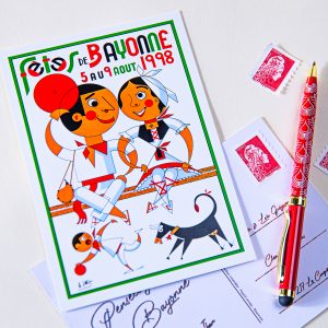 Carte postale Fêtes de Bayonne 1998