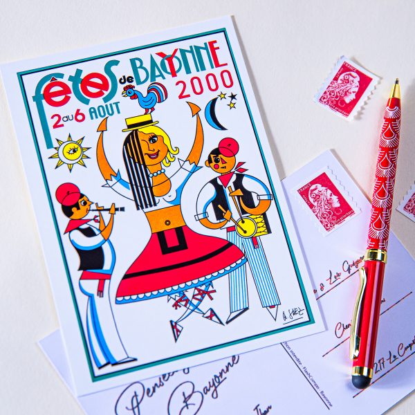 Carte postale Fêtes de Bayonne 2000
