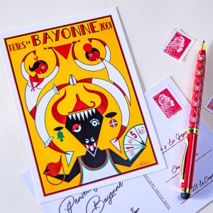 Carte postale Fêtes de Bayonne 2001