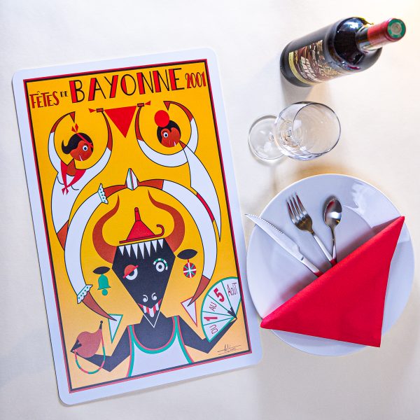 2001 Set de table fêtes de Bayonne