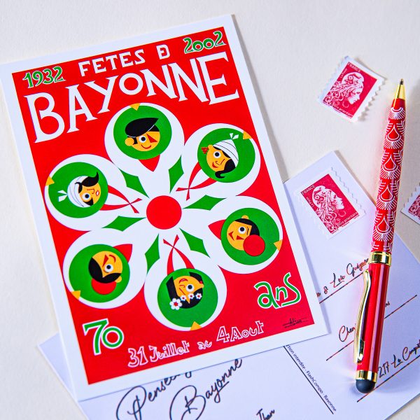 Carte postale Fêtes de Bayonne 2002