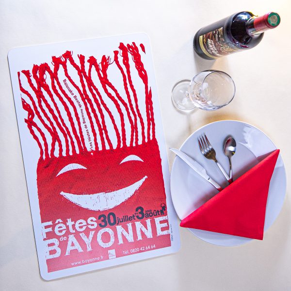 Set de table fêtes de Bayonne 2008