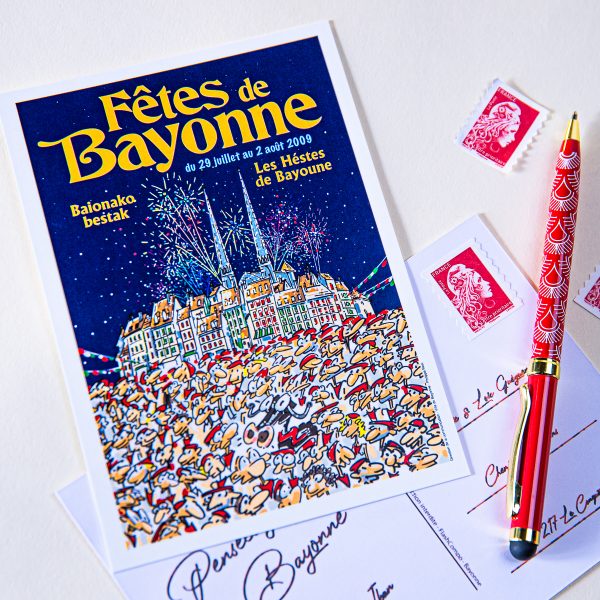 Carte postale Fêtes de Bayonne 2009