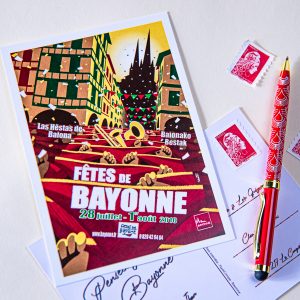 Carte postale Fêtes de Bayonne 2010