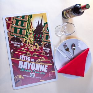 Set de table fêtes de Bayonne 2010