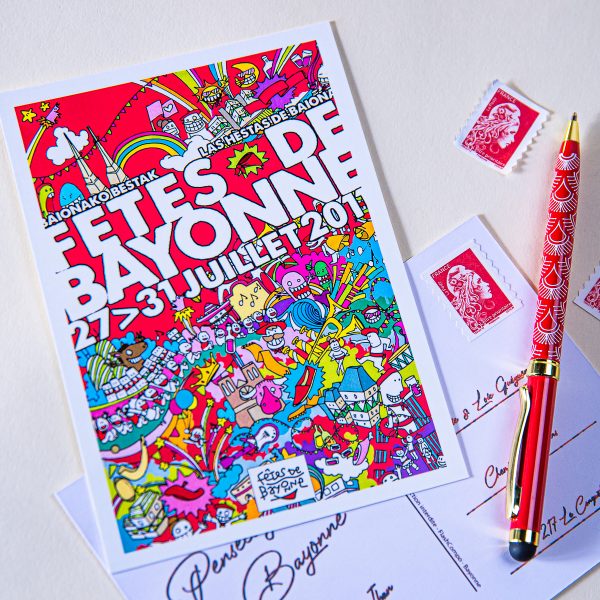 2011 carte postale des fêtes de Bayonne