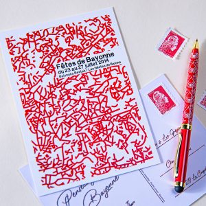 2014 carte postale fetes bayonne