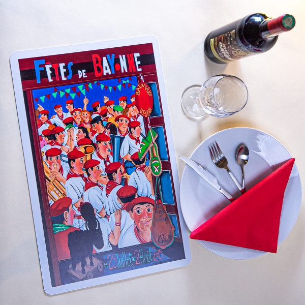 2015 Set de table fêtes ot bayonne