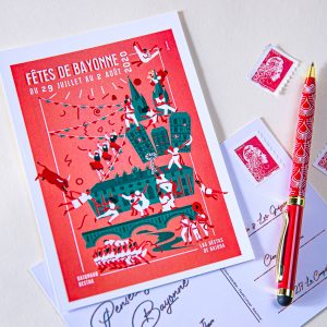 Carte postale Fêtes de Bayonne 2020