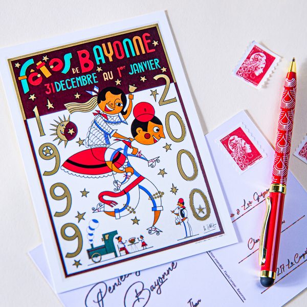 hiver 1999 - 2000 Set de table fêtes ot bayonne