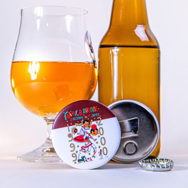 Hiver 1999 - 2000 décapsuleur magnet Fêtes de Bayonne