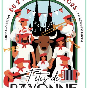 Affiche officielle des Fêtes de Bayonne 2025